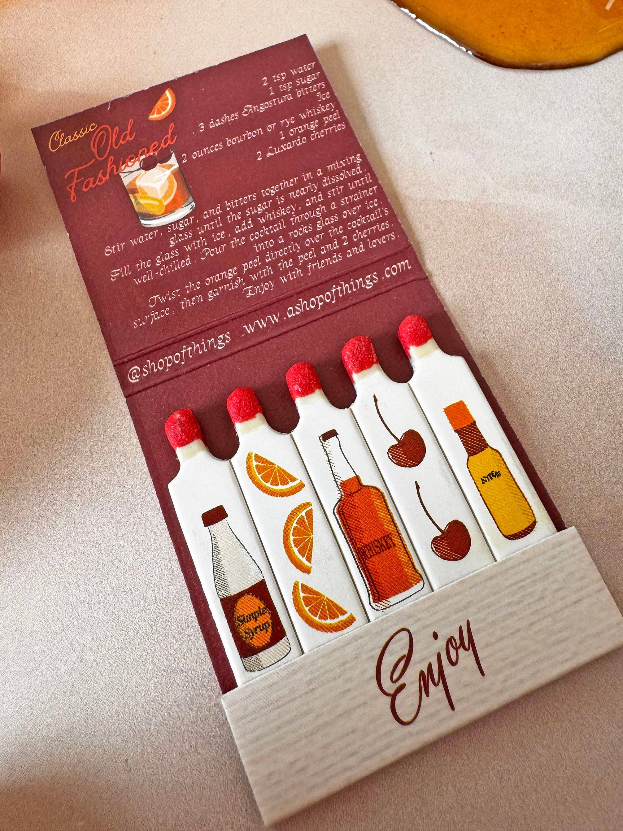 Old Fashioned Matches