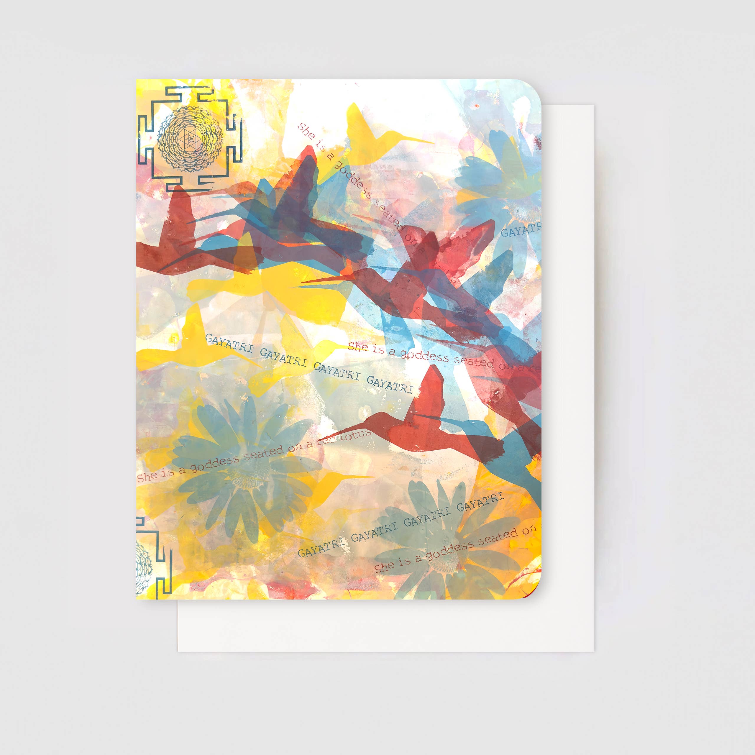 Elegant Meditative Art Card Set –On Being (5 Cards)