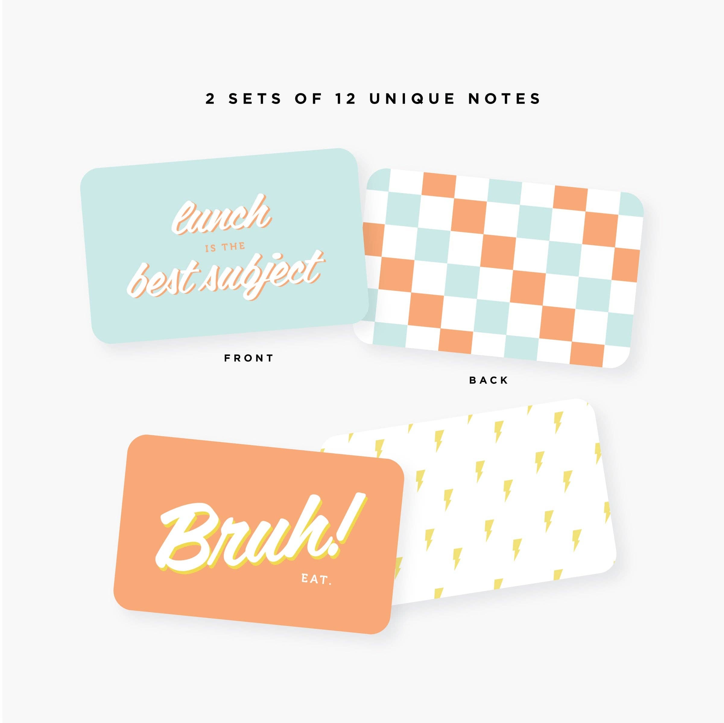 2021 Co. x HJ everyday lunchbox notes set