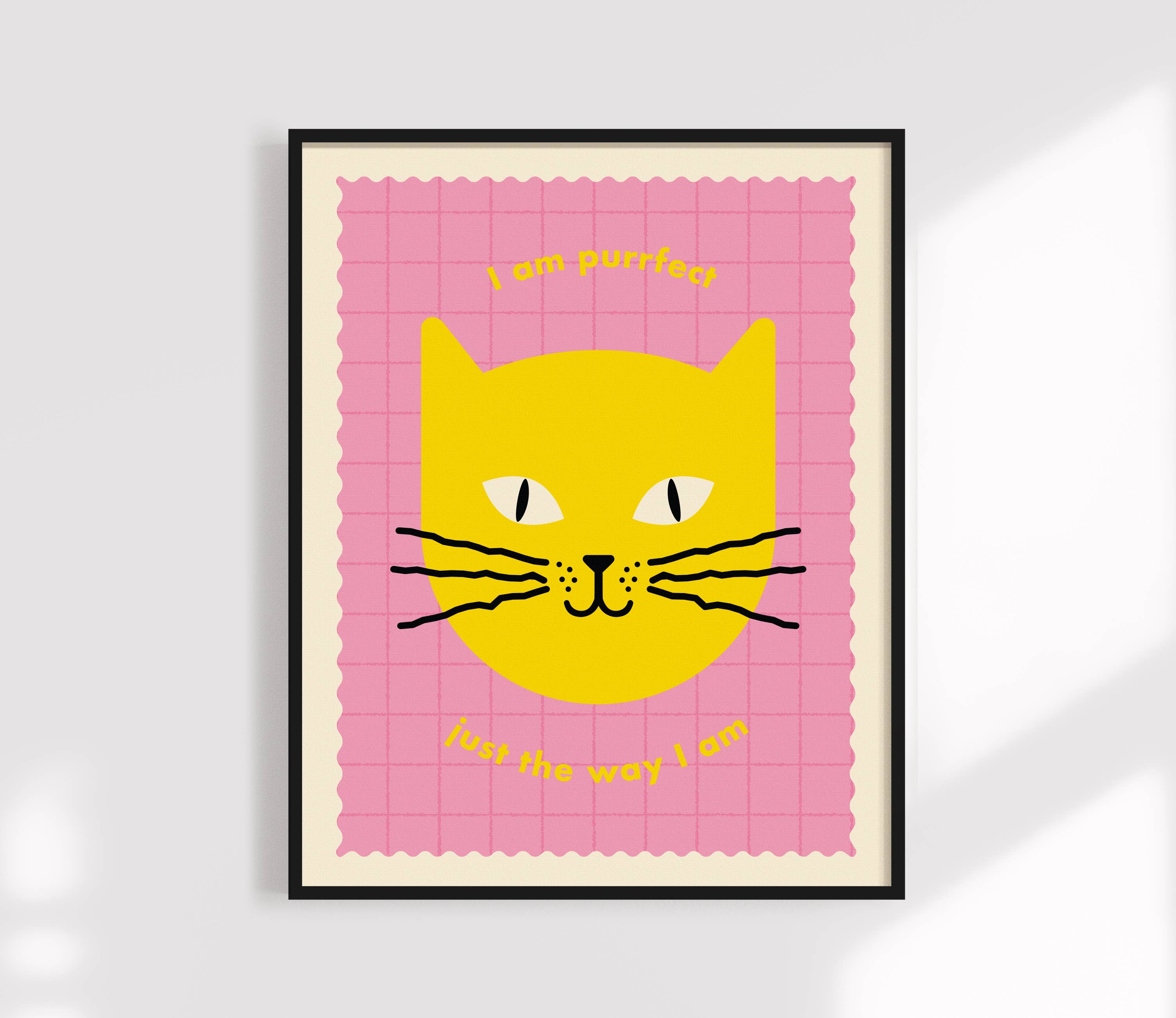 Perfect Just The Way I am Print -Kids Affirmation Art