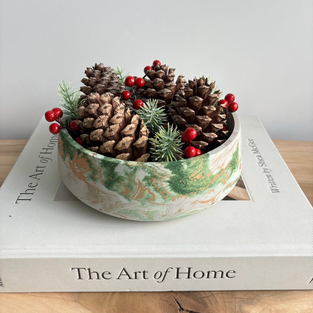 Daza - Decorative Concrete Bowl | Centerpiece Bowl