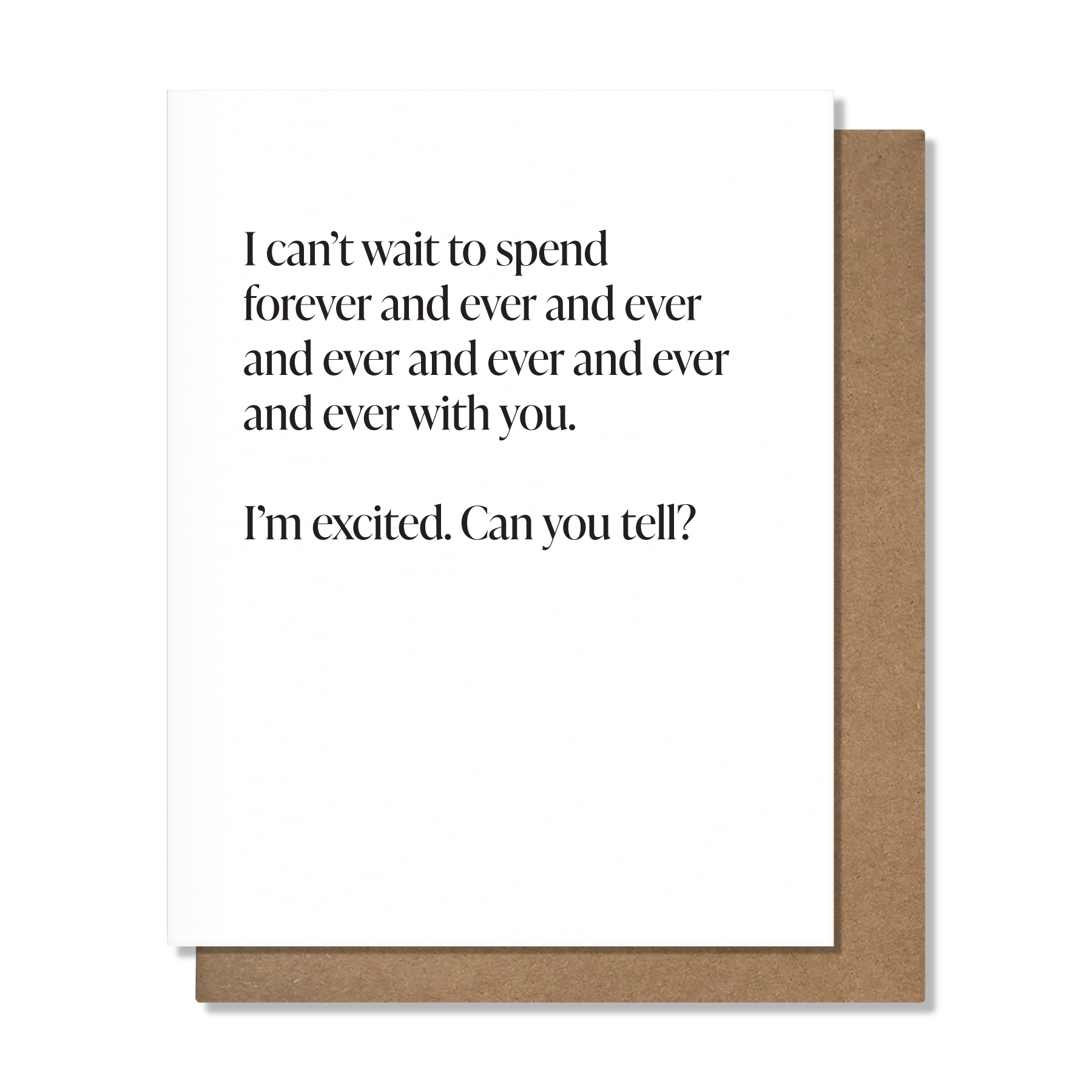 Forever And Ever - Friendship Card