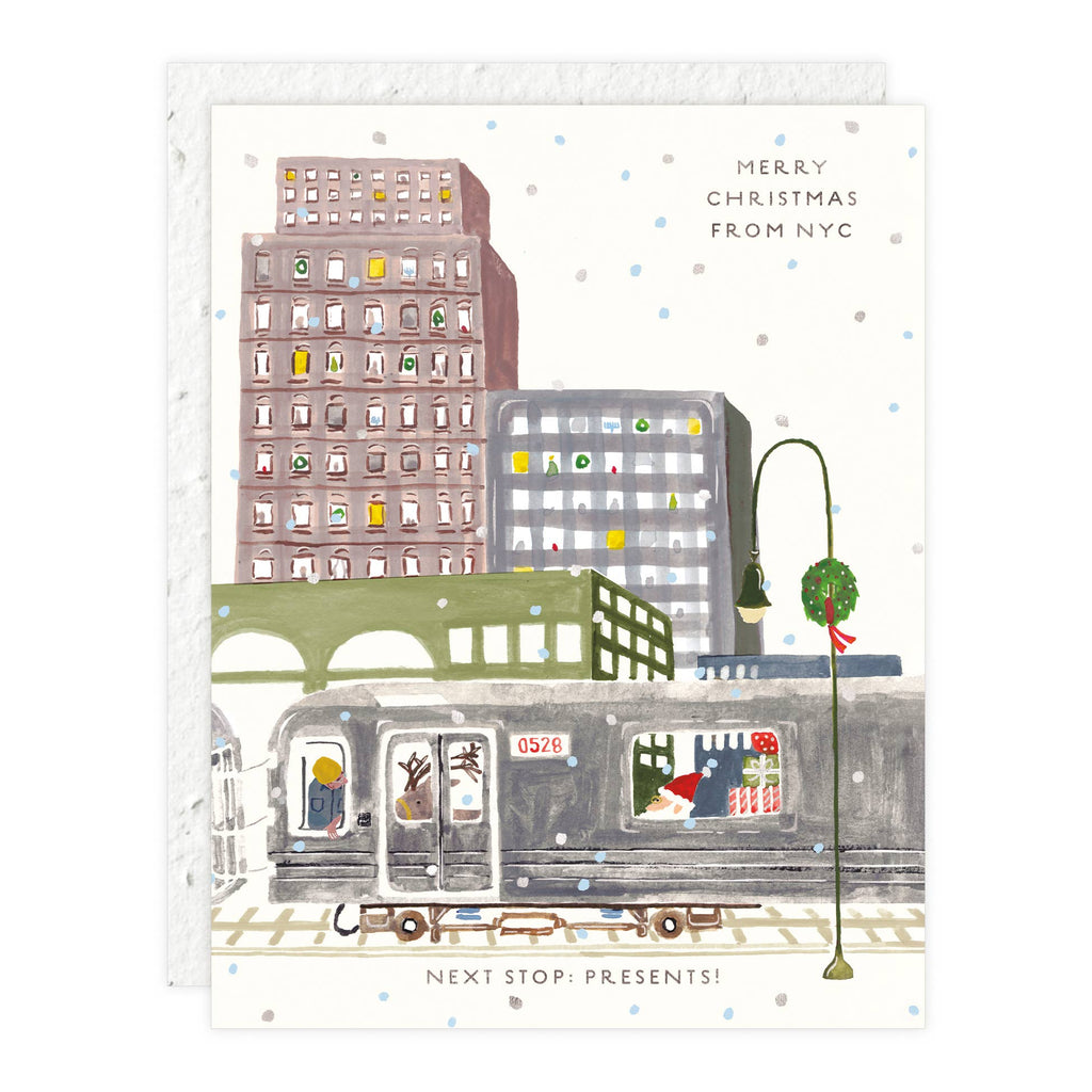 Subway Santa - Holiday Card