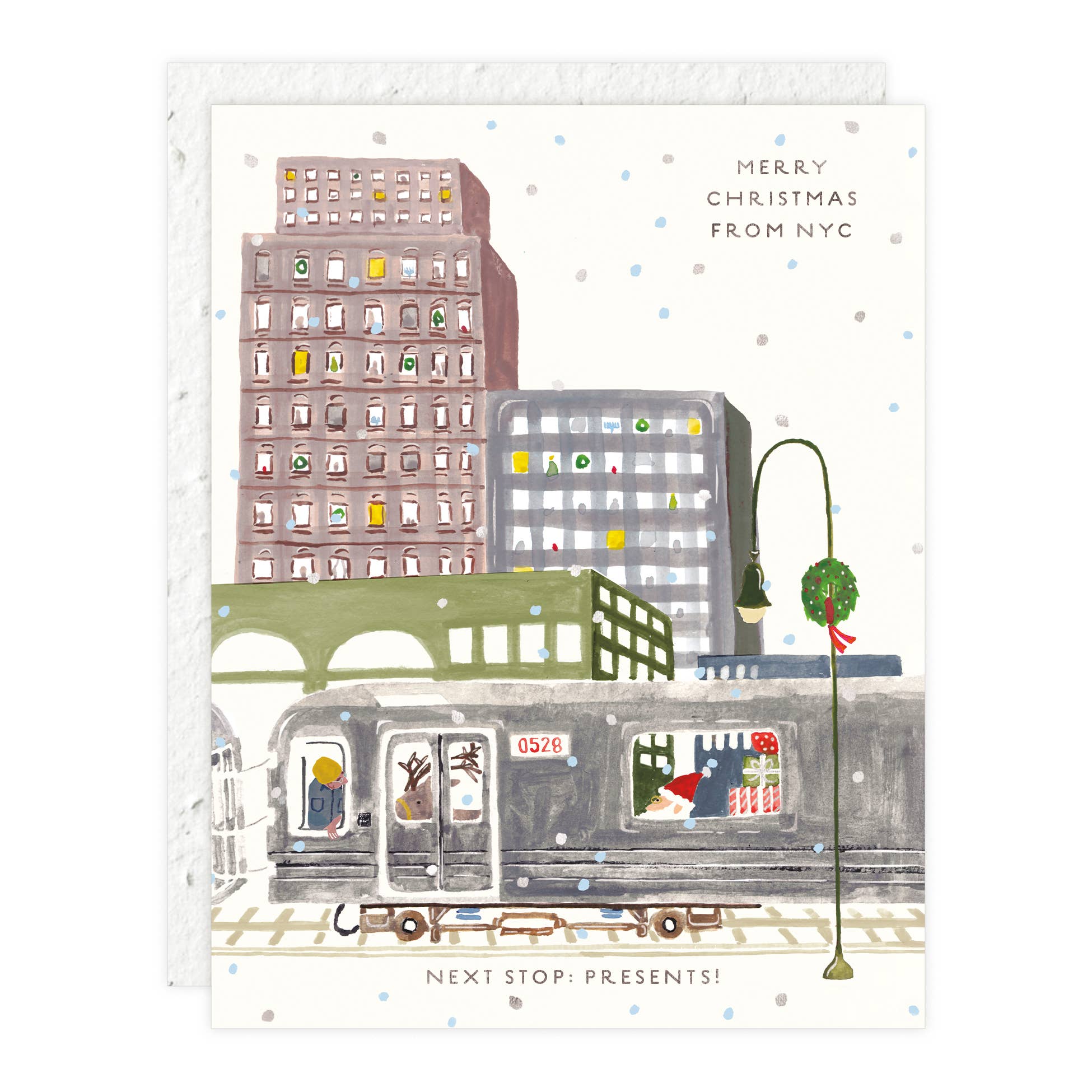 Subway Santa - Holiday Card