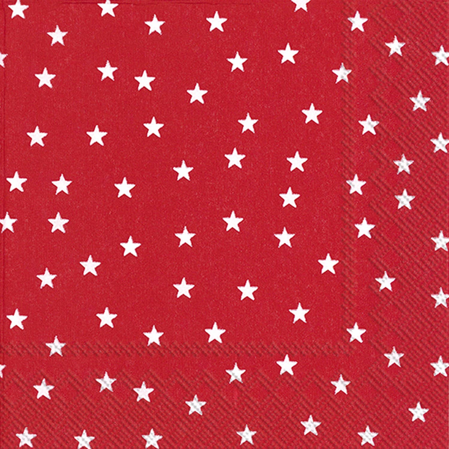 Paper Cocktail Napkins Pack of 20 Little Stars red Patriotic