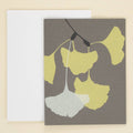Ginkgo leaves card