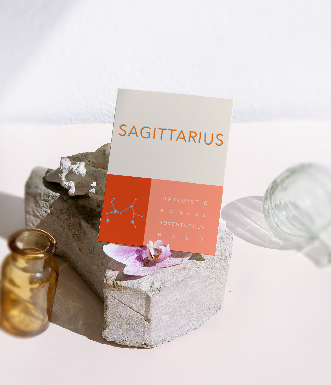 Sagittarius Zodiac Card