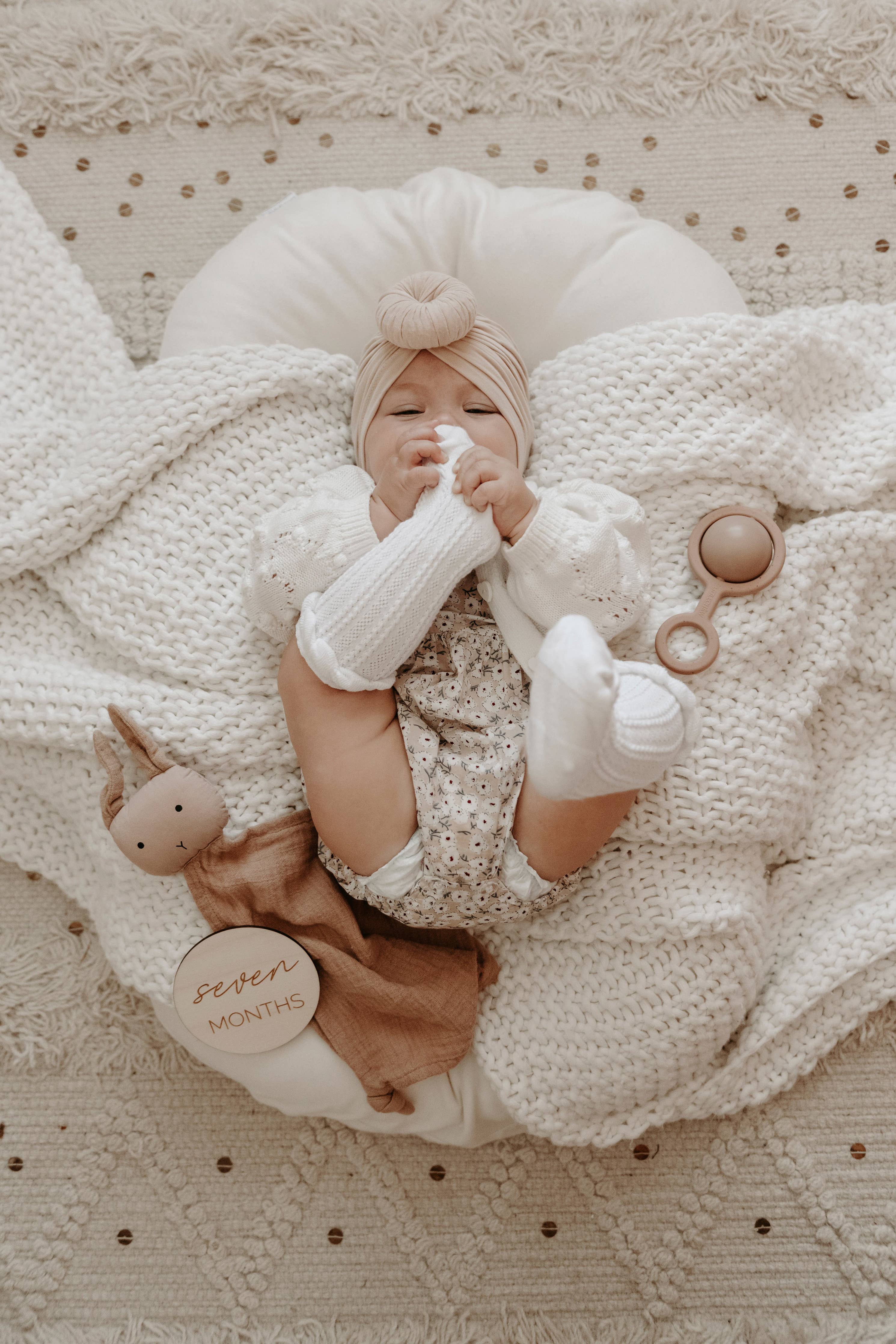 Rattle Toy - Ora | Beige
