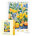 Fruit Market Lemons 500 Piece Puzzle, Mother's Day Gift