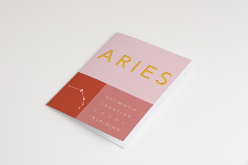Aries Zodiac Card