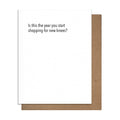 New Knees - Funny Birthday Card