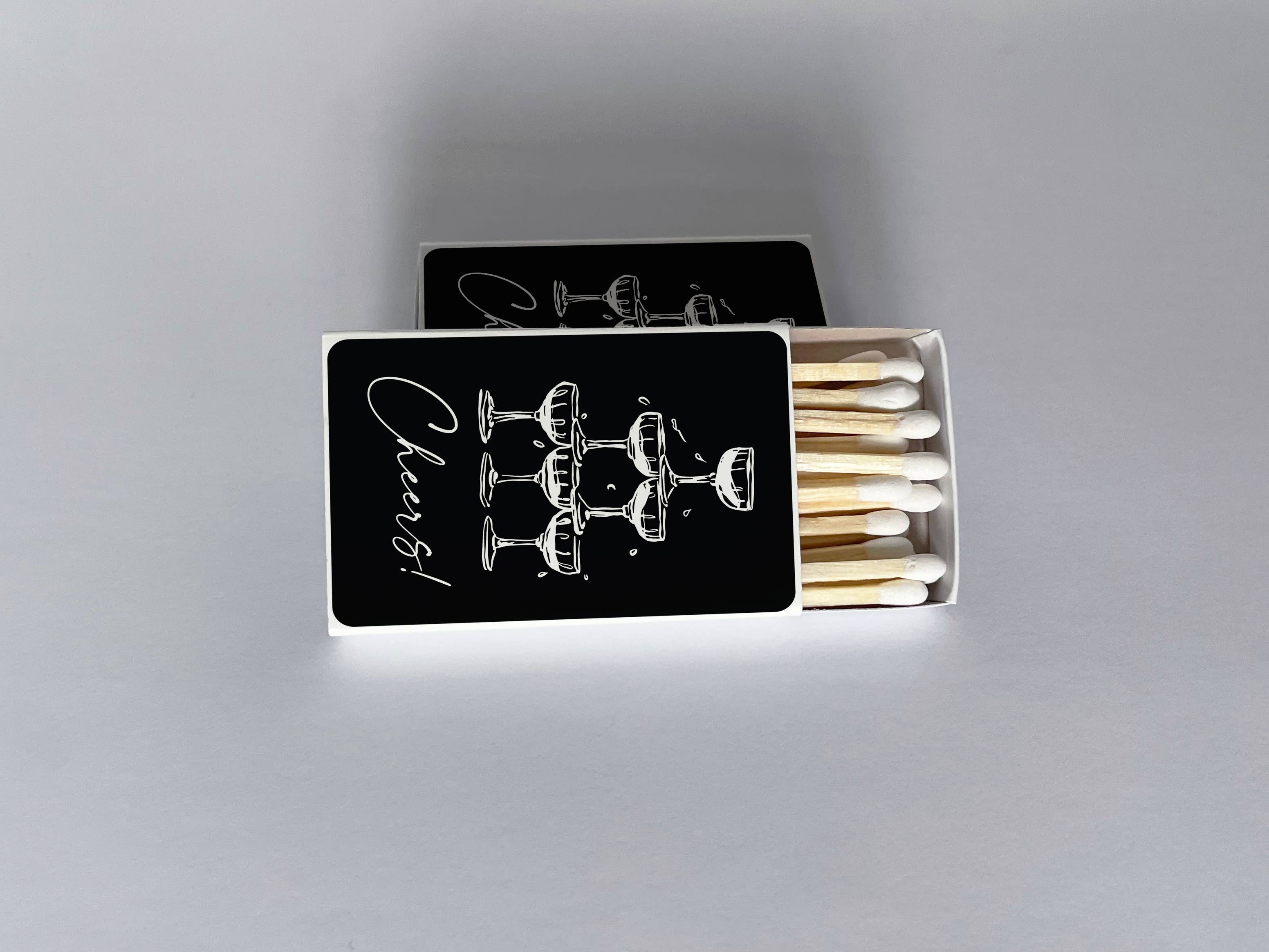 Cheers Champagne Tower Matchbook