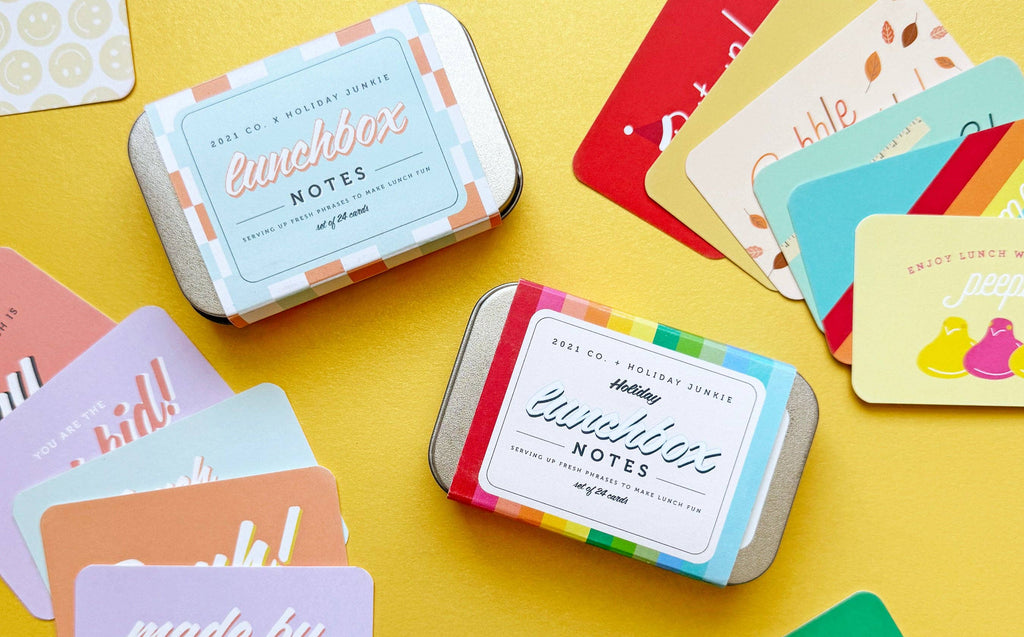 2021 Co. x HJ everyday lunchbox notes set