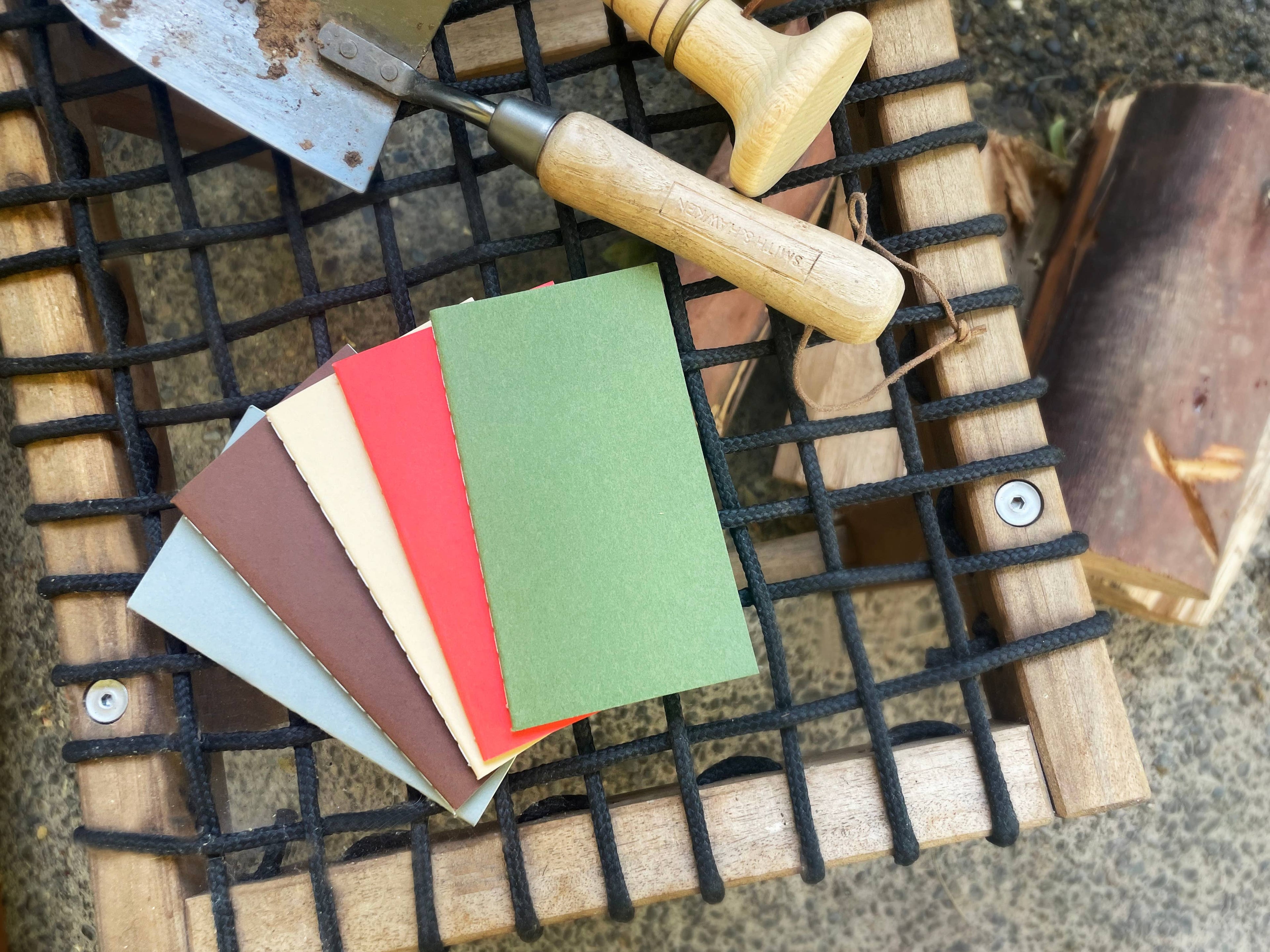 Blank Mini Saddle Stitch Notebooks | Stitched Booklets: Kraft