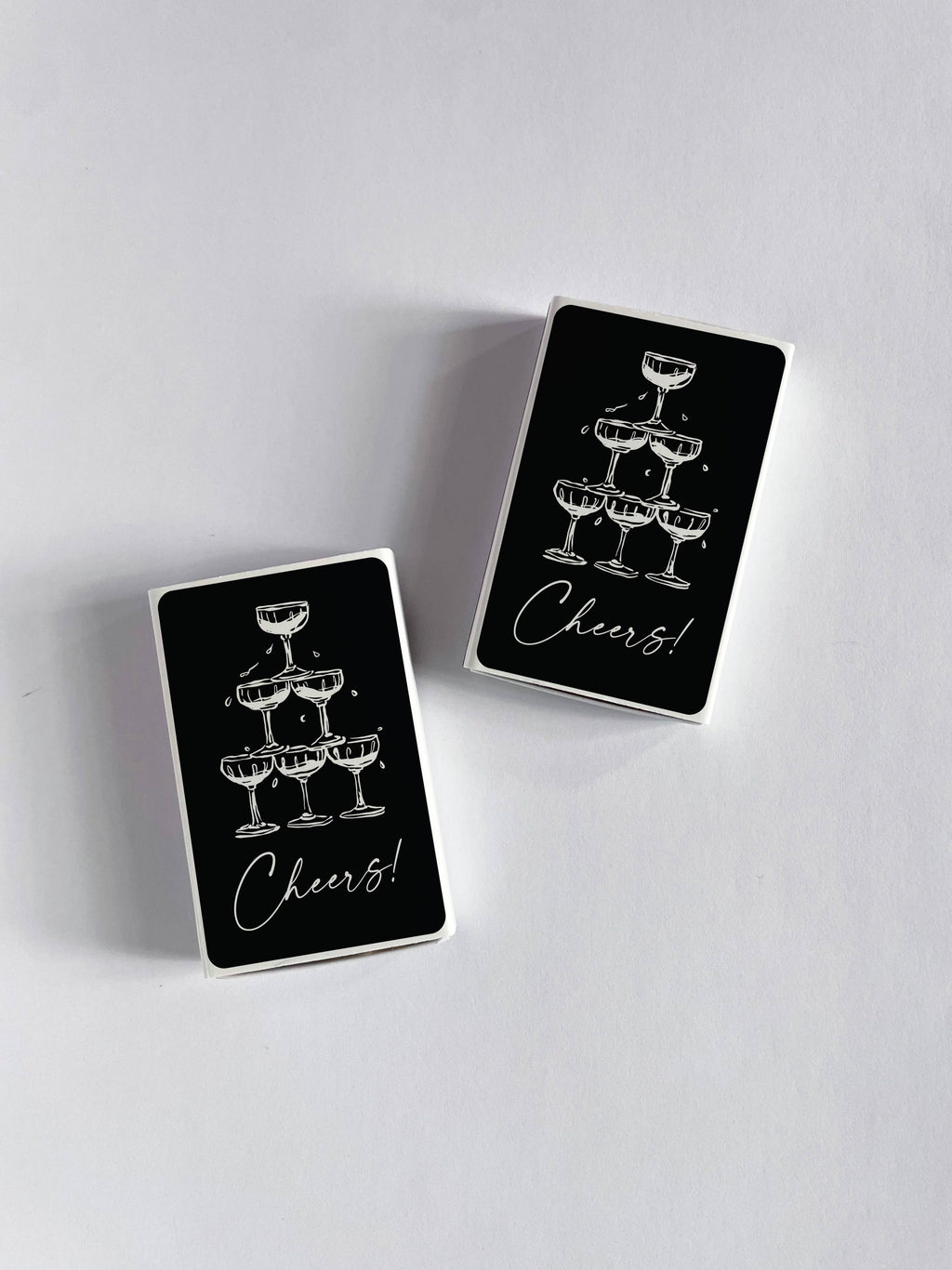 Cheers Champagne Tower Matchbook