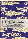 Stat A2 Fish blue cards, set of 5