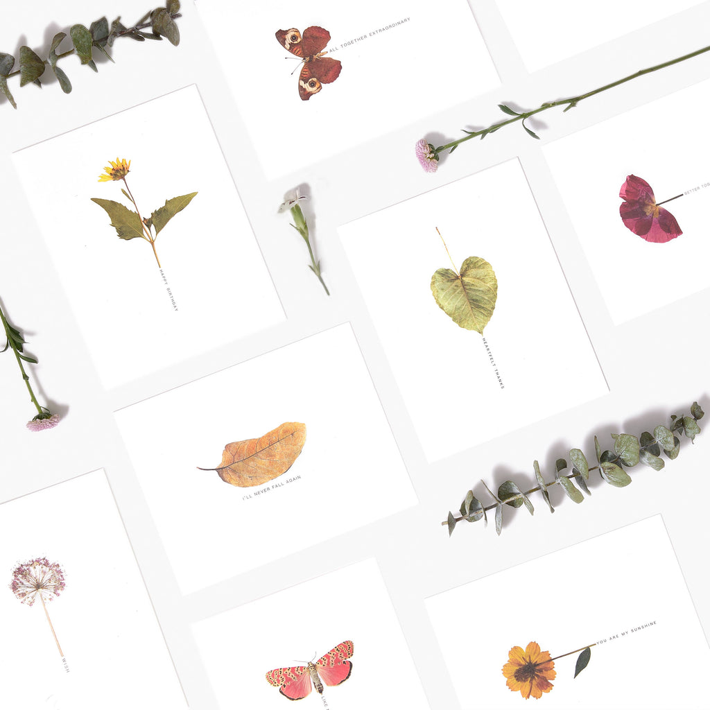 All The Feelings Botanical Love Card Anniversary Greeting
