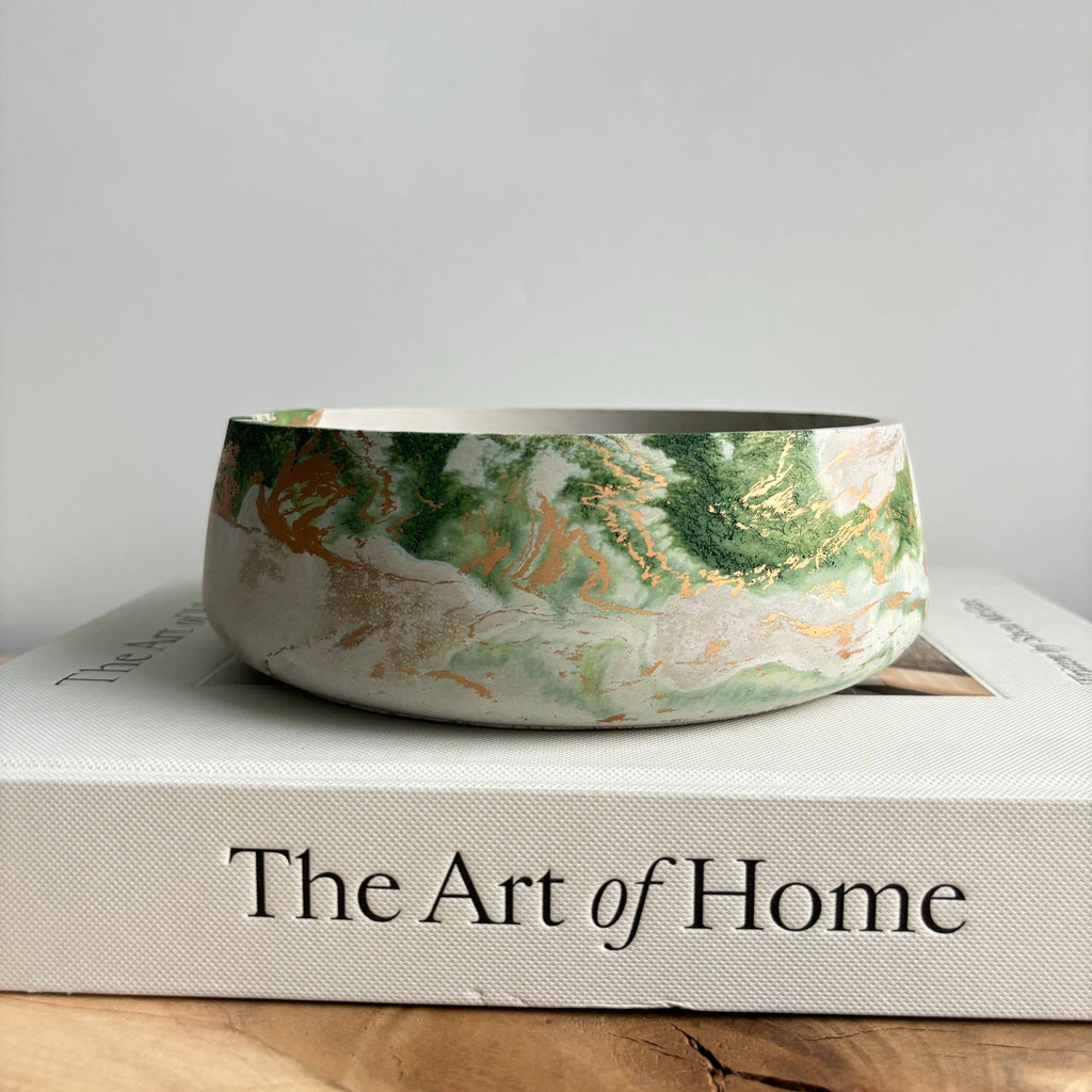 Daza - Decorative Concrete Bowl | Centerpiece Bowl