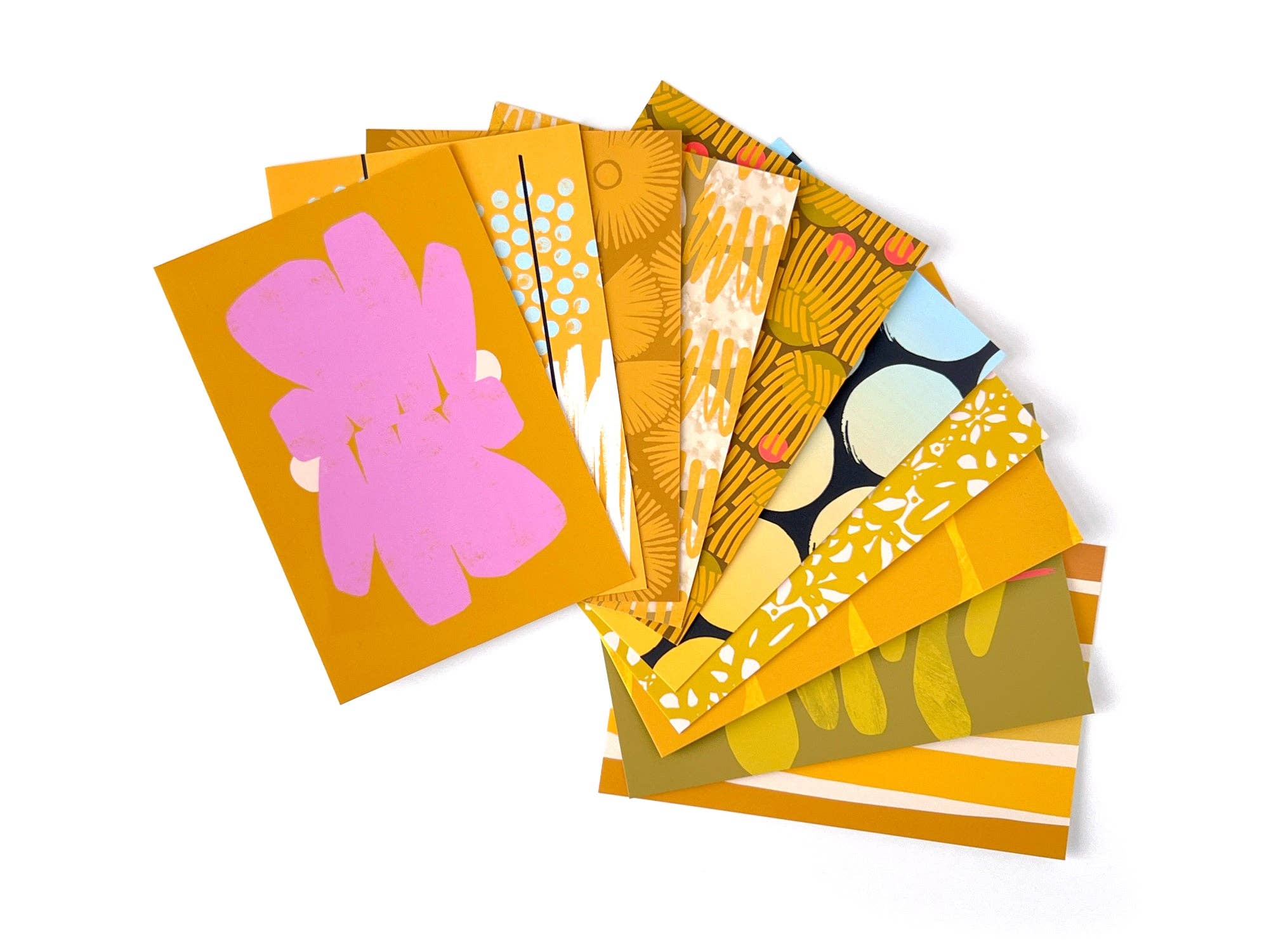 Yellows, postcard pack