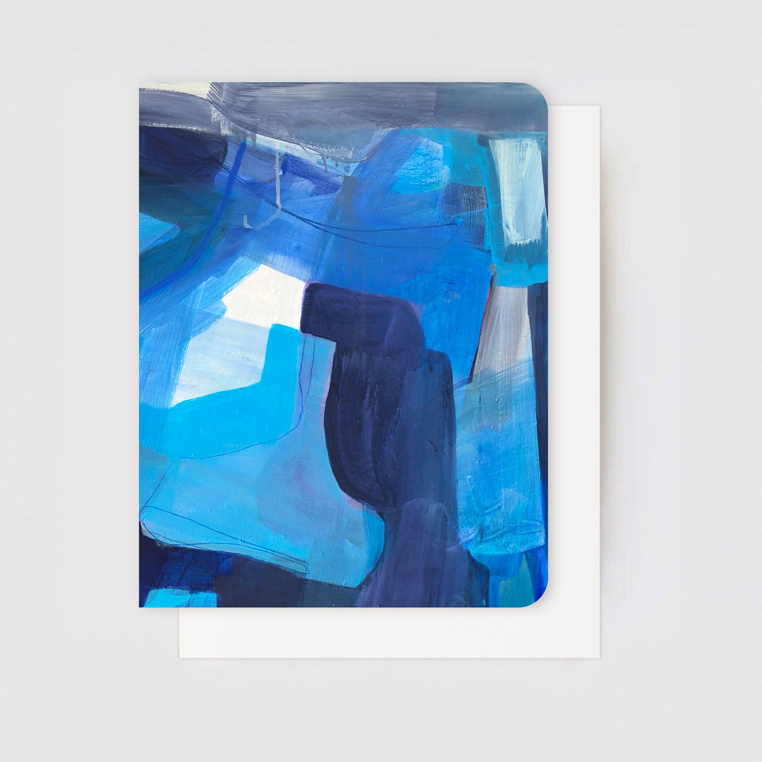 Painterly Blue Art Card Set – The Blues (5-Pack)