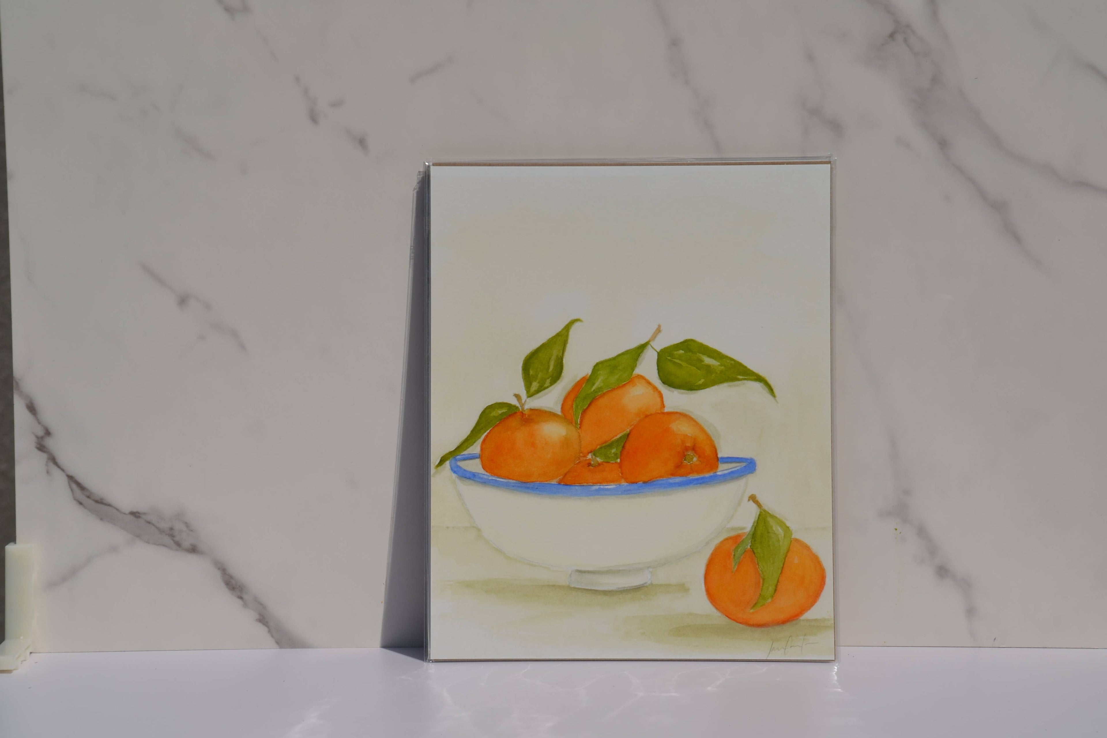 Orange Bowl Art Print