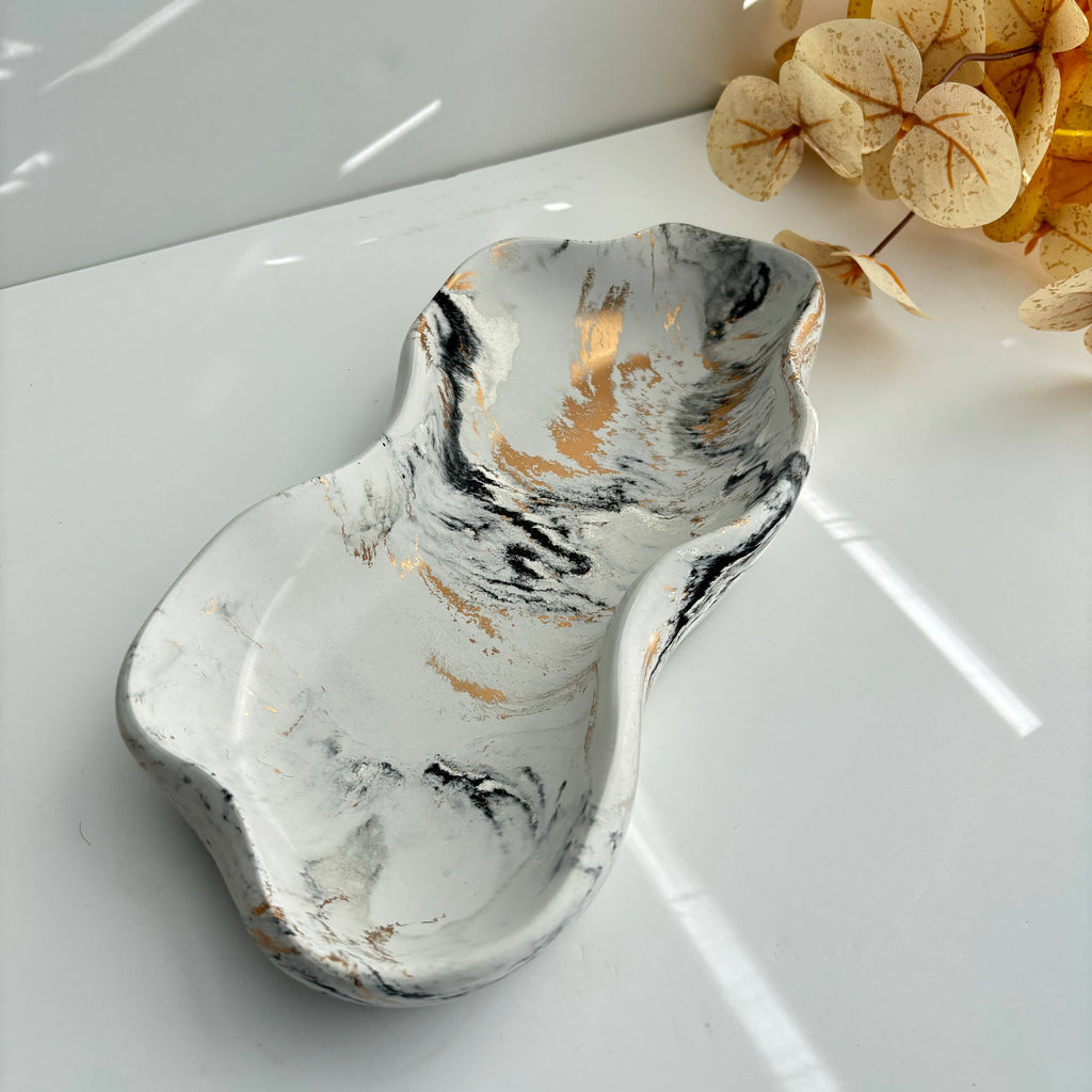Curvy Bowl - Wavy Oblong Tray/ Bowl