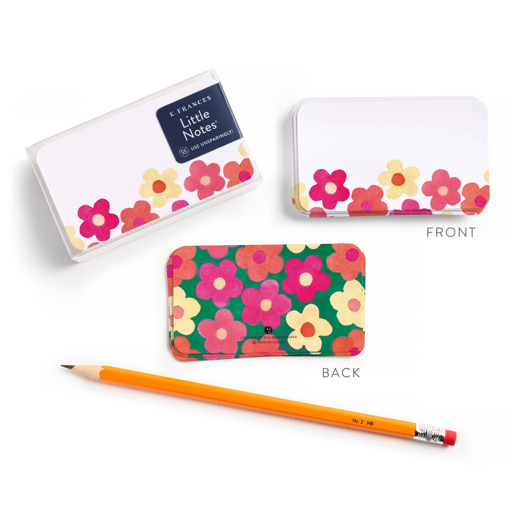 Retro Flowers Little Notes® NEW 55 Count