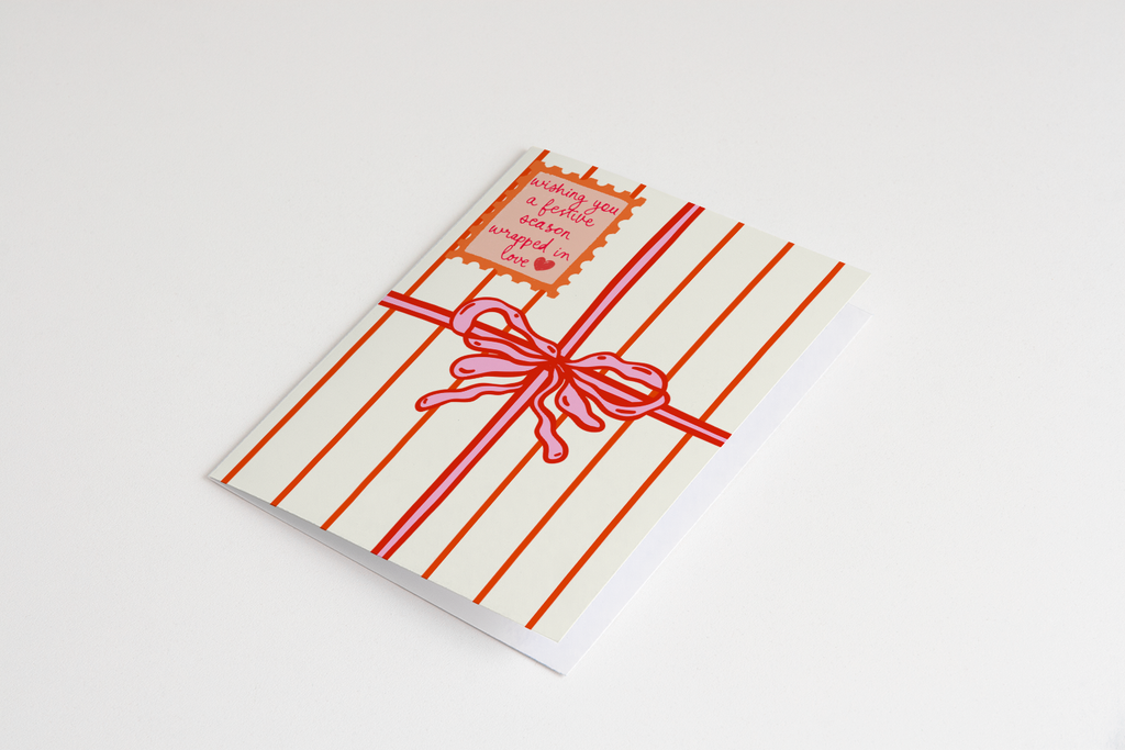 Wrapped in Love Holiday Card