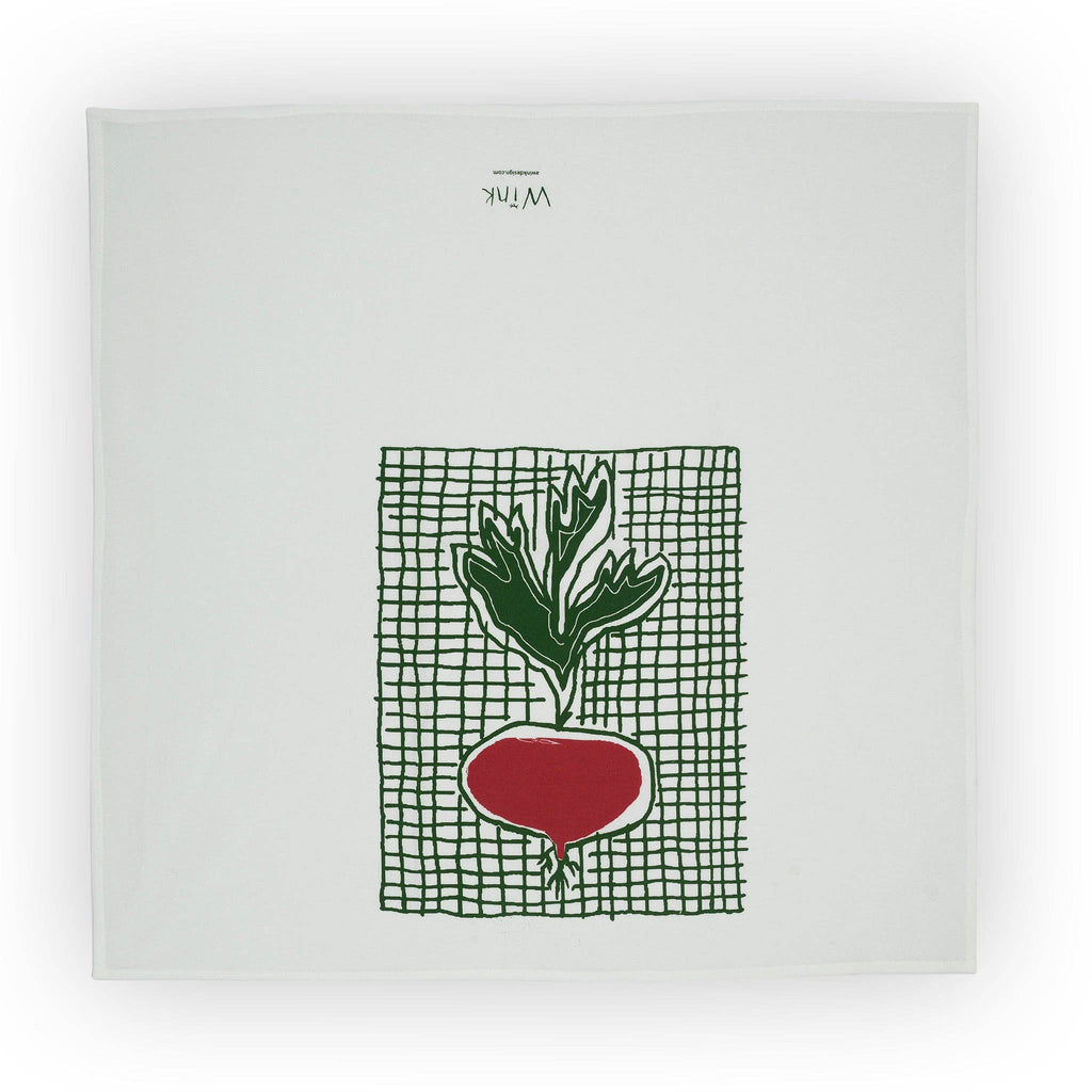Big radish tea towel
