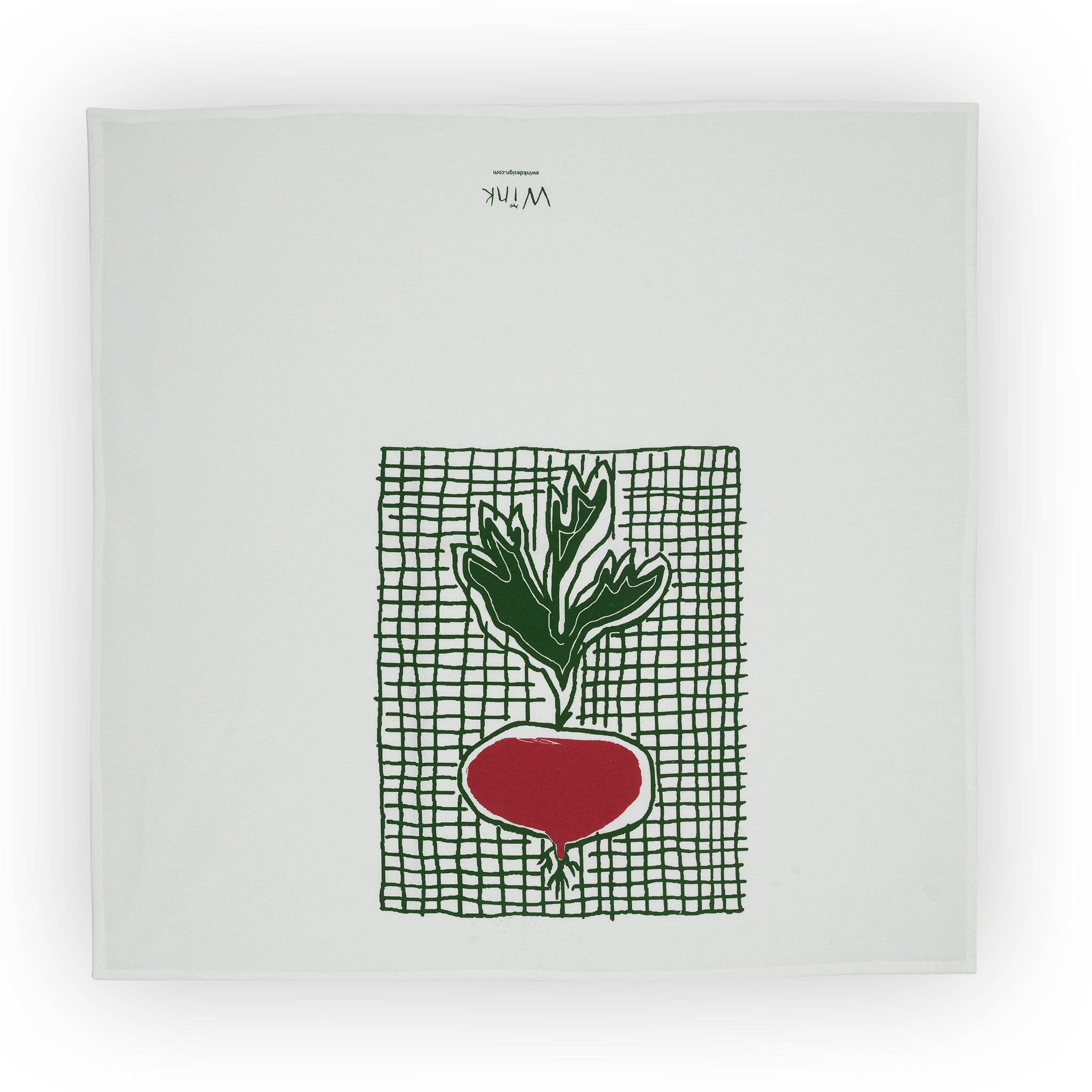 Big radish tea towel