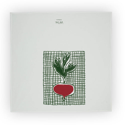 Big radish tea towel