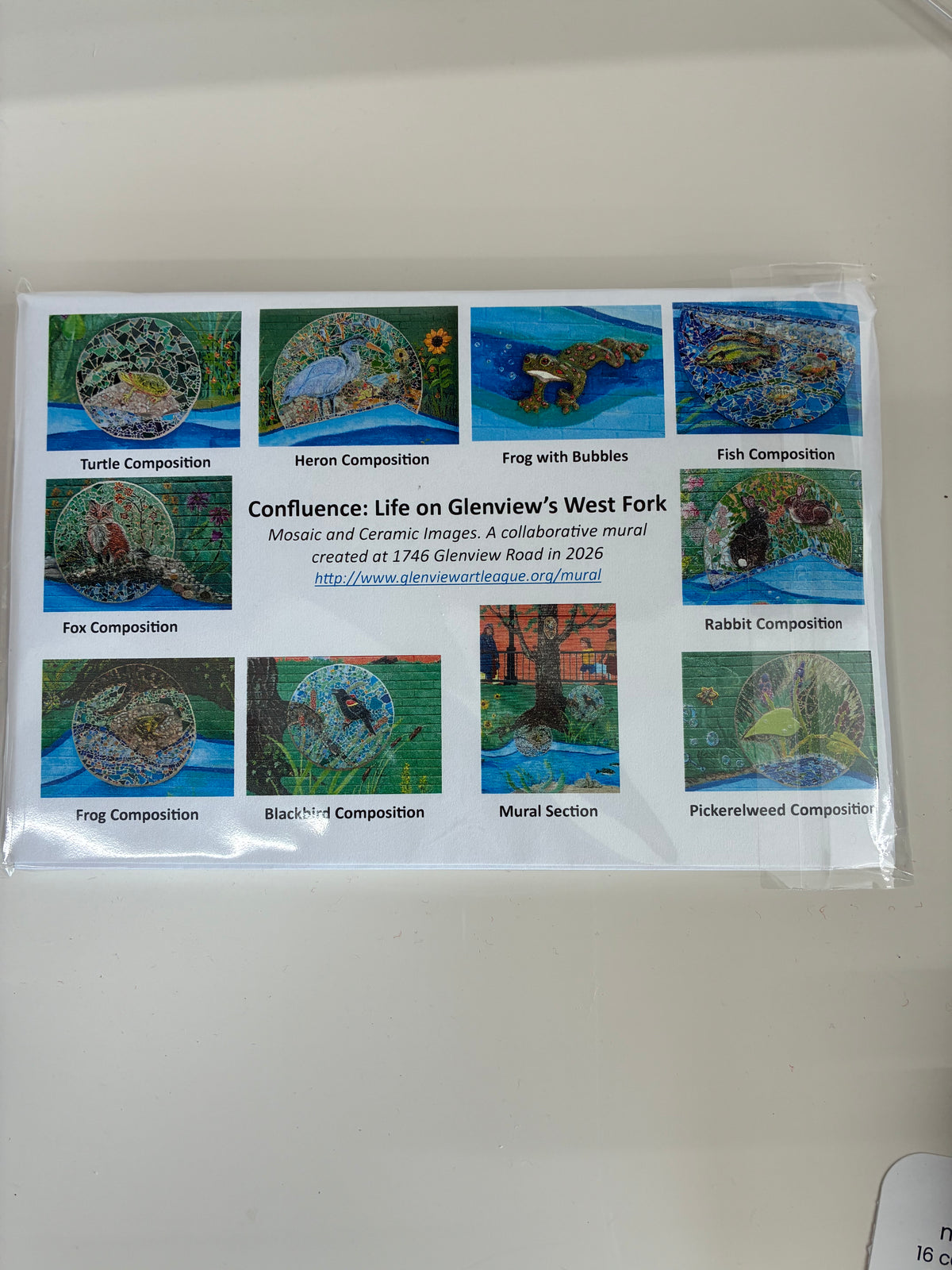 Glenview Community Mural-Set of 10 notecards with envelopes