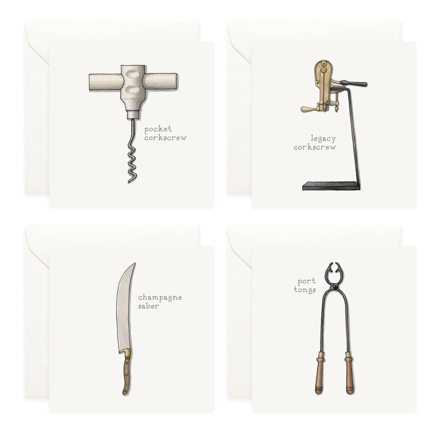 Mini Cards Set / Wine Openers