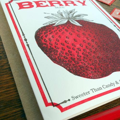 Vintage Berry Seed Pack Card
