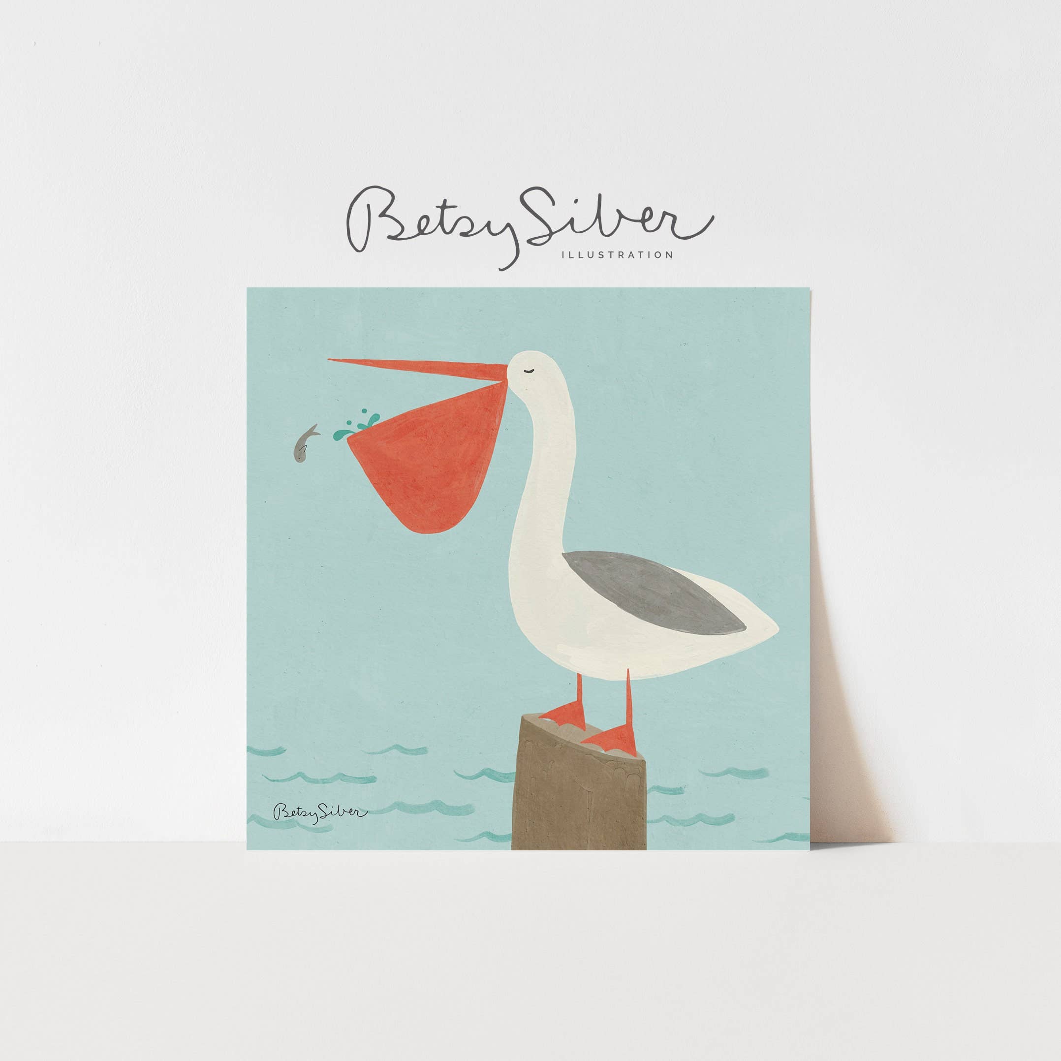 Pelican Art Print