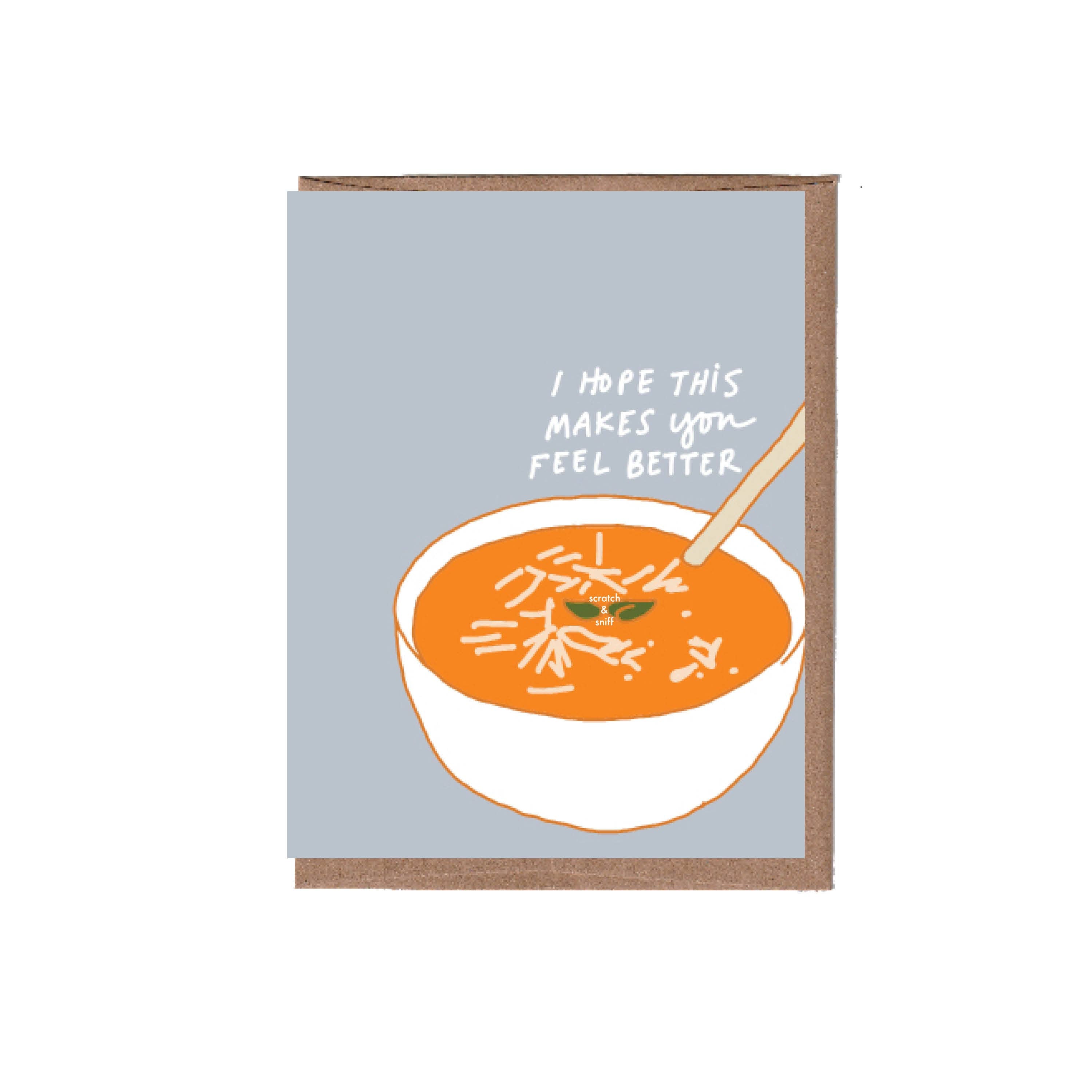 Scratch & Sniff Tomato Soup Greeting Card