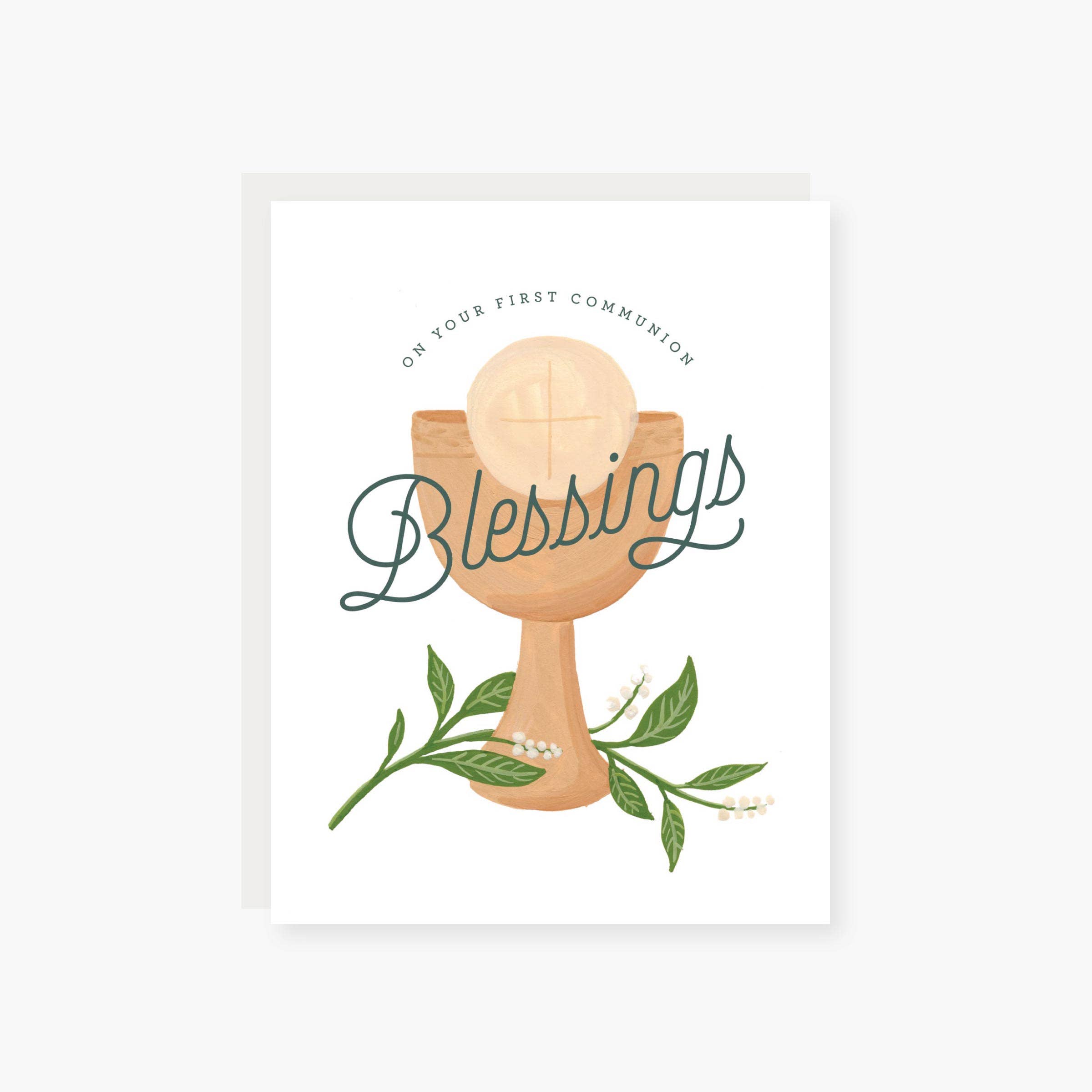 First communion blessings card
