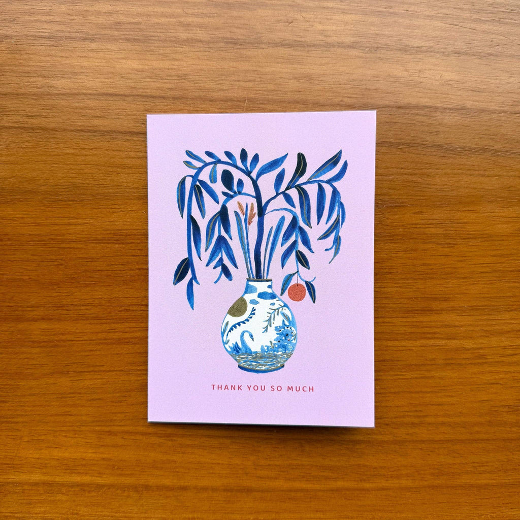 Swan Vase / Boxed Thank You Note Cards