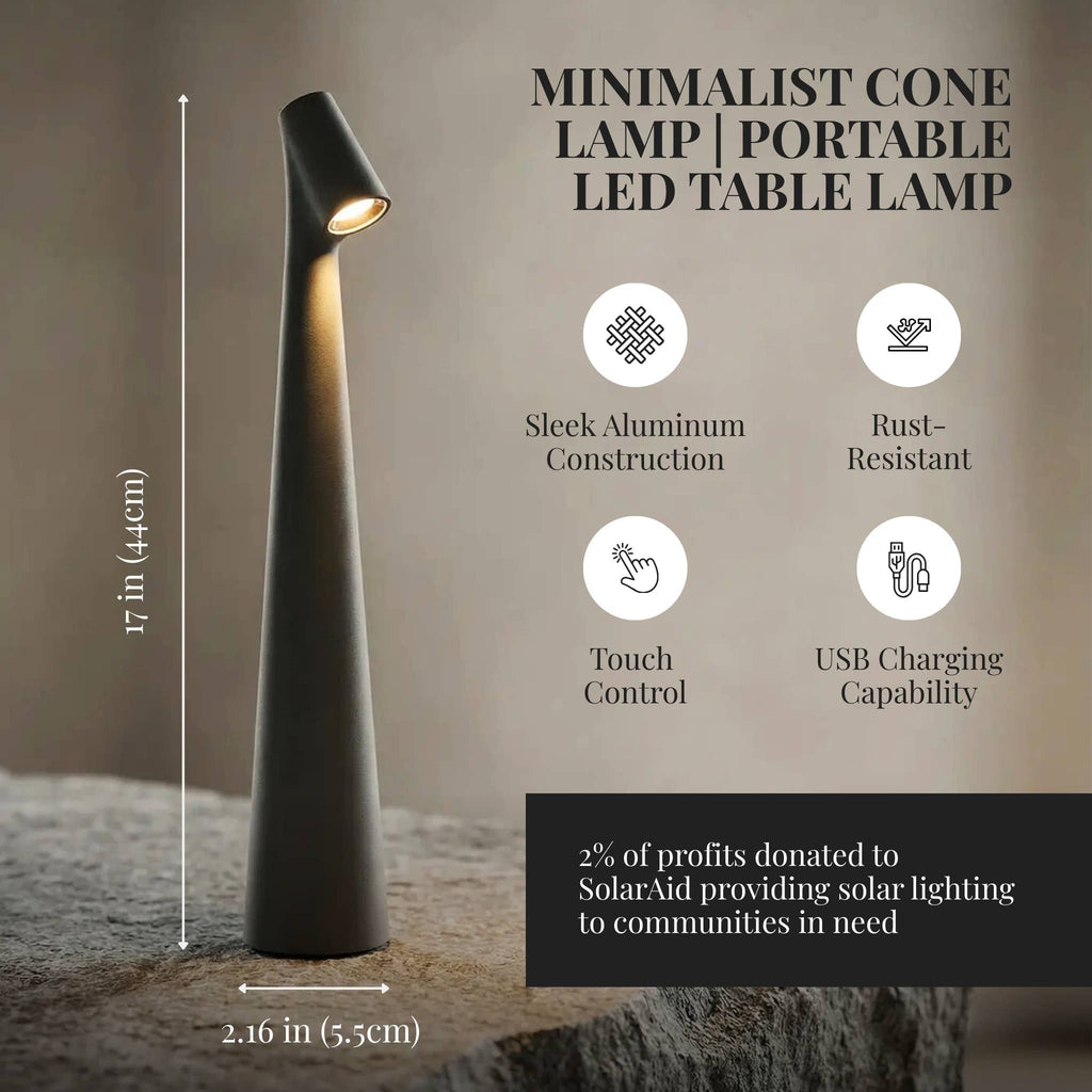 Minimalist Portable LED Table Lamp