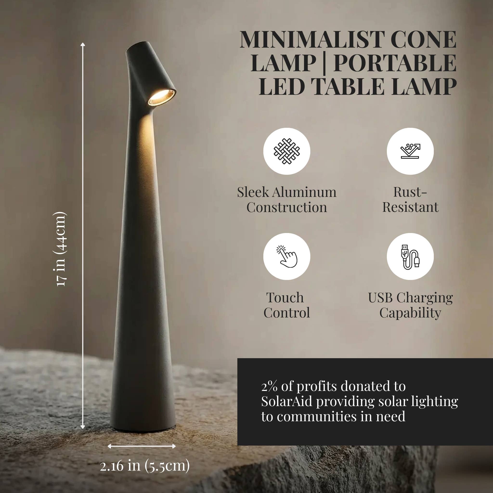 Minimalist Portable LED Table Lamp