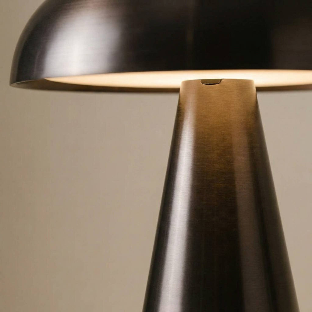 Metallic Mushroom Table Lamp