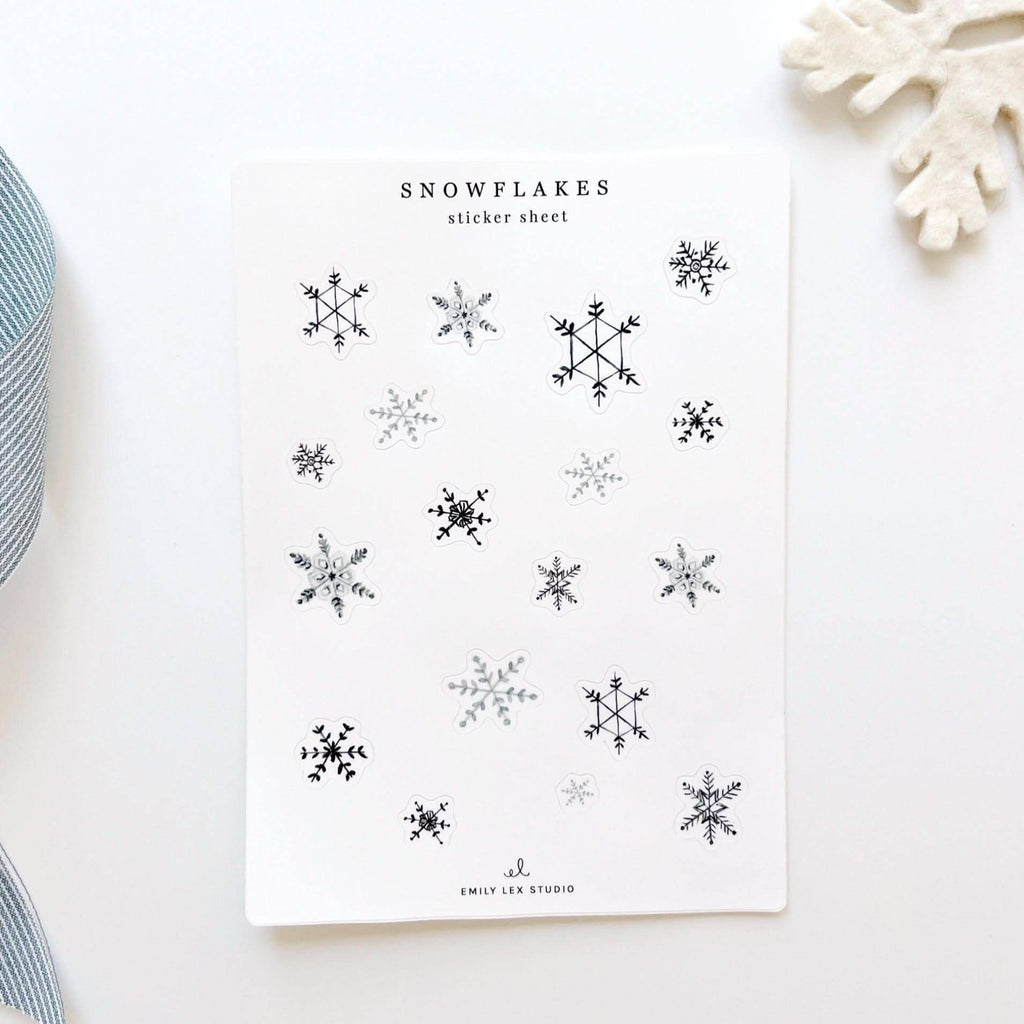 Winter sticker sheets