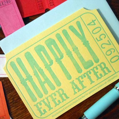 Happily Ever After Ticket