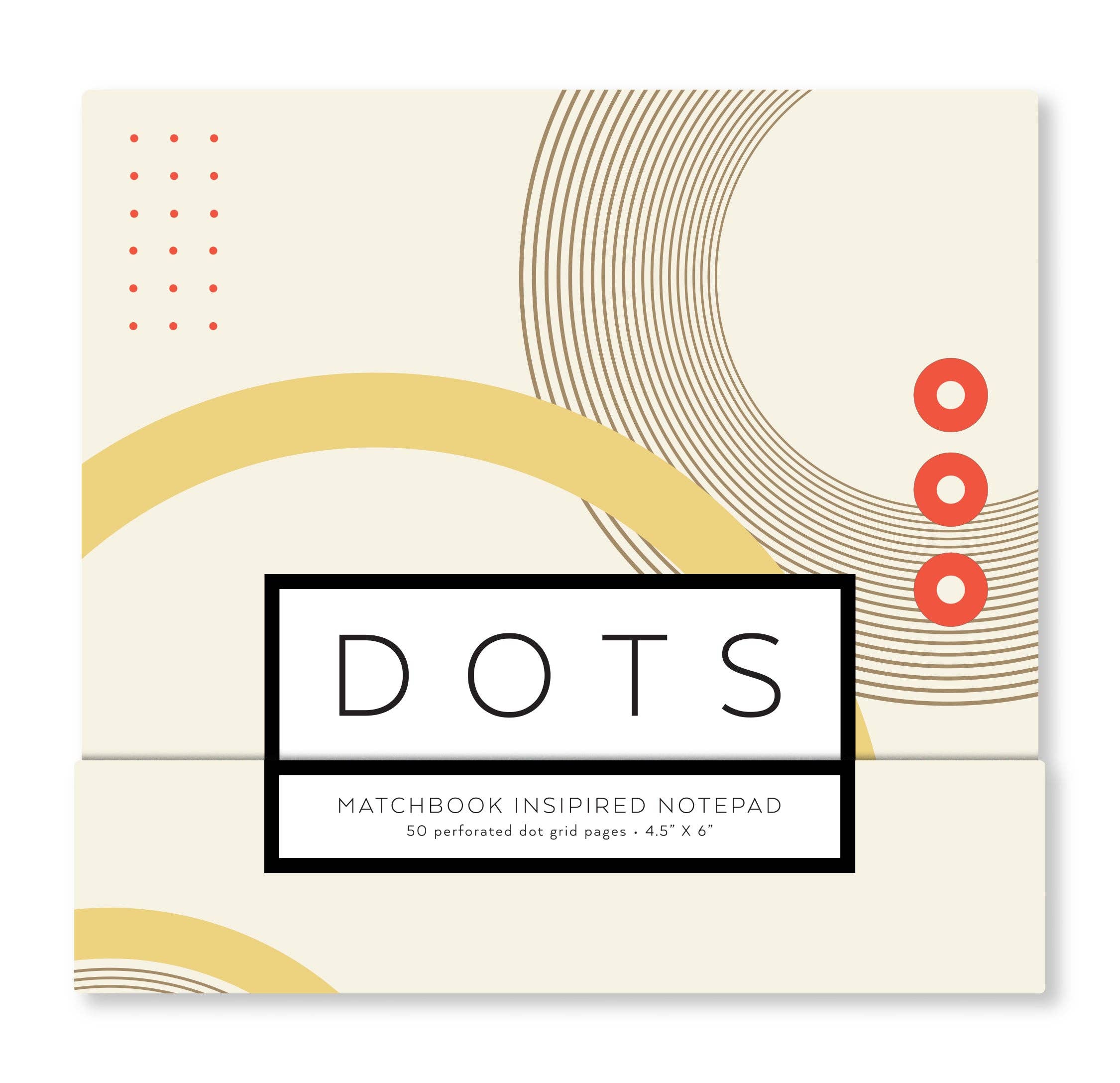 Dots Galore – Matchbook Inspired Notepad
