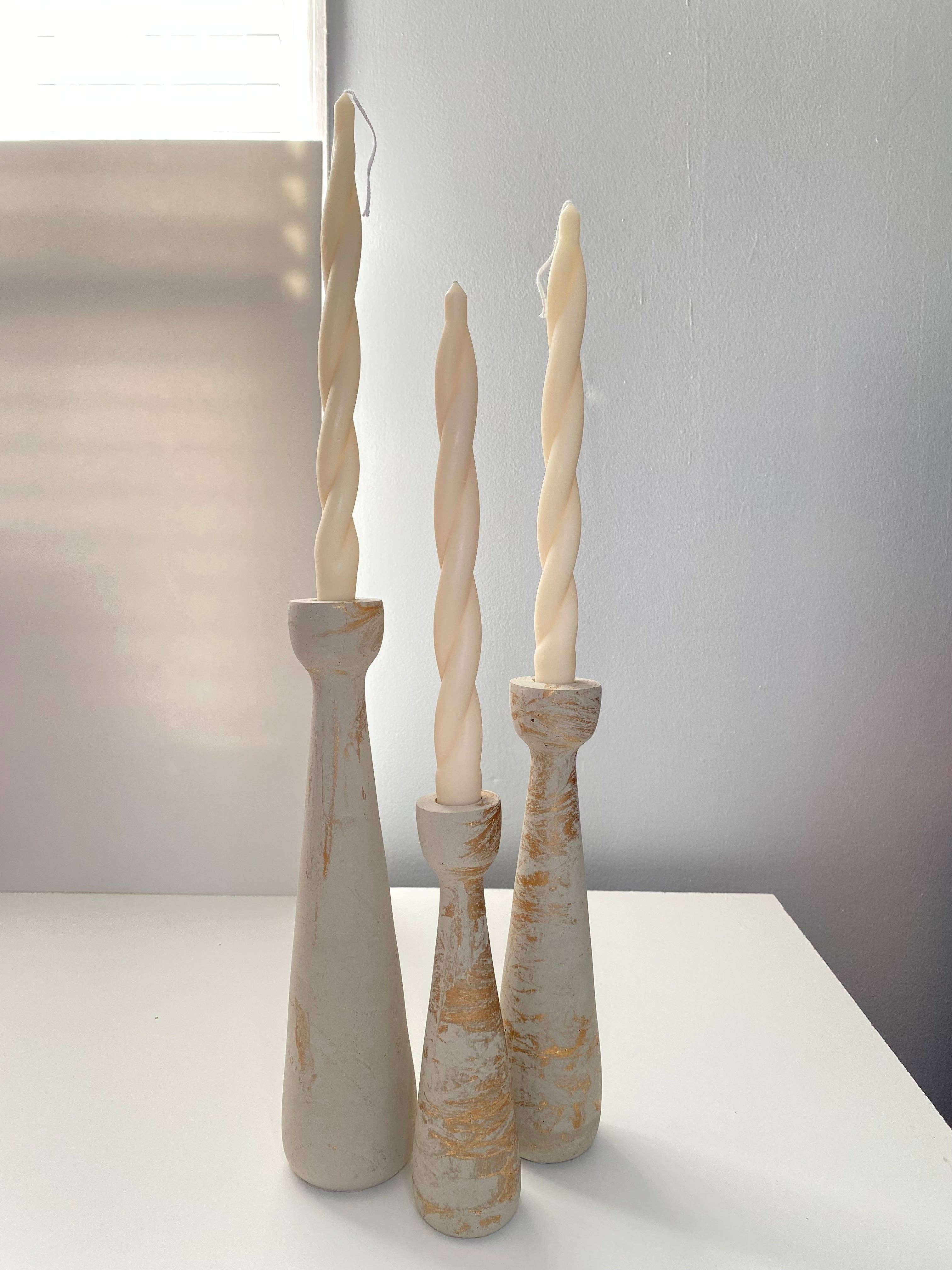 Candelabras- Taper Candle Trio |Taper Candle Holder Set of 3