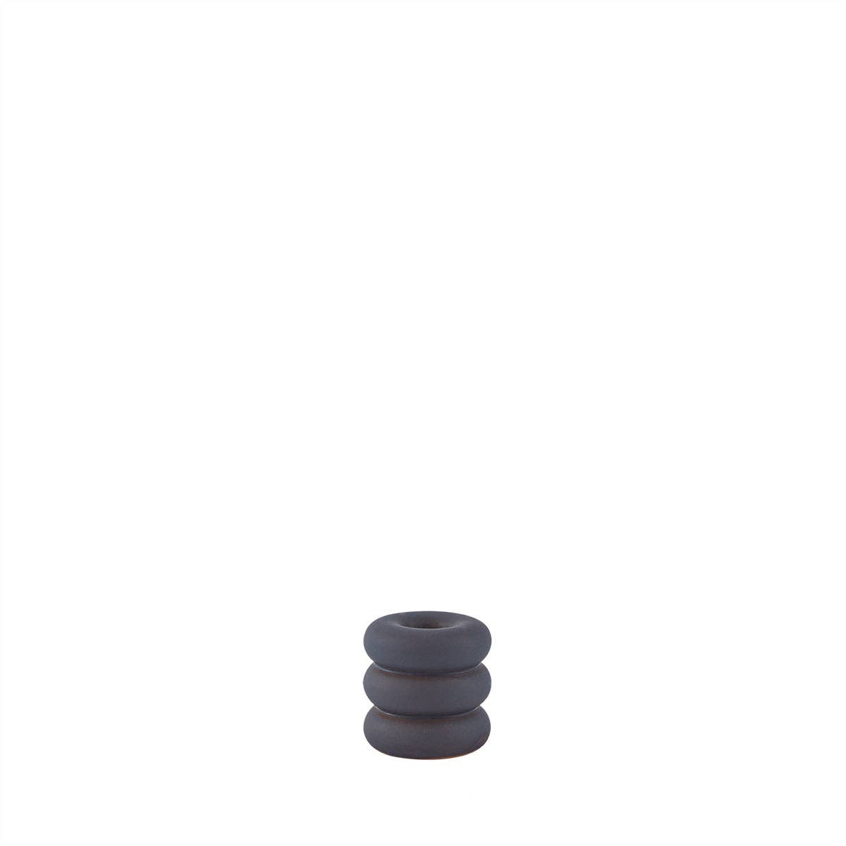 Savi Ceramic Candleholder Midnight Blue - High