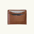 Full-Grain Leather Card Wallet – Slim Minimalist