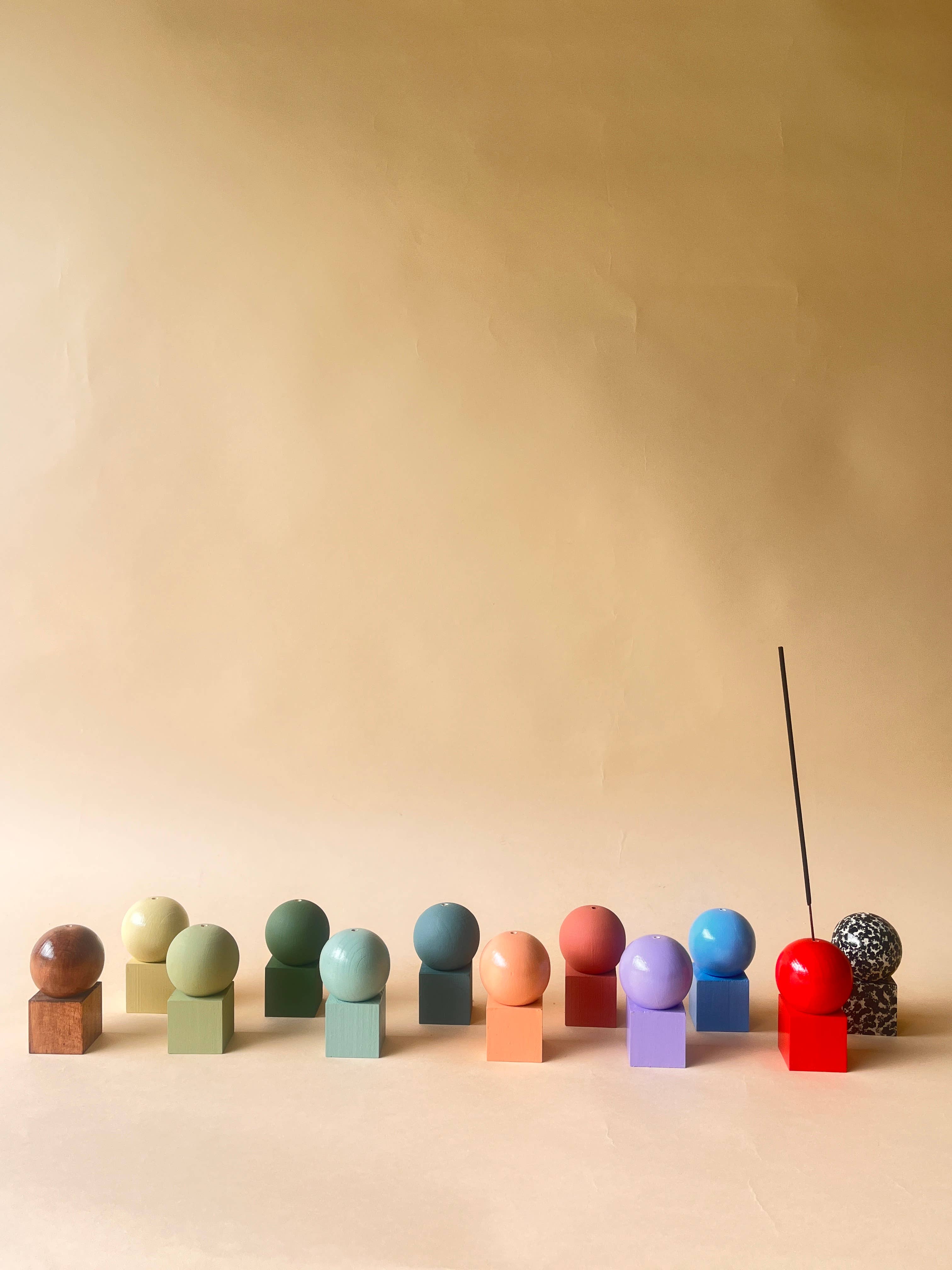 Wooden Incense Holder-Speckled