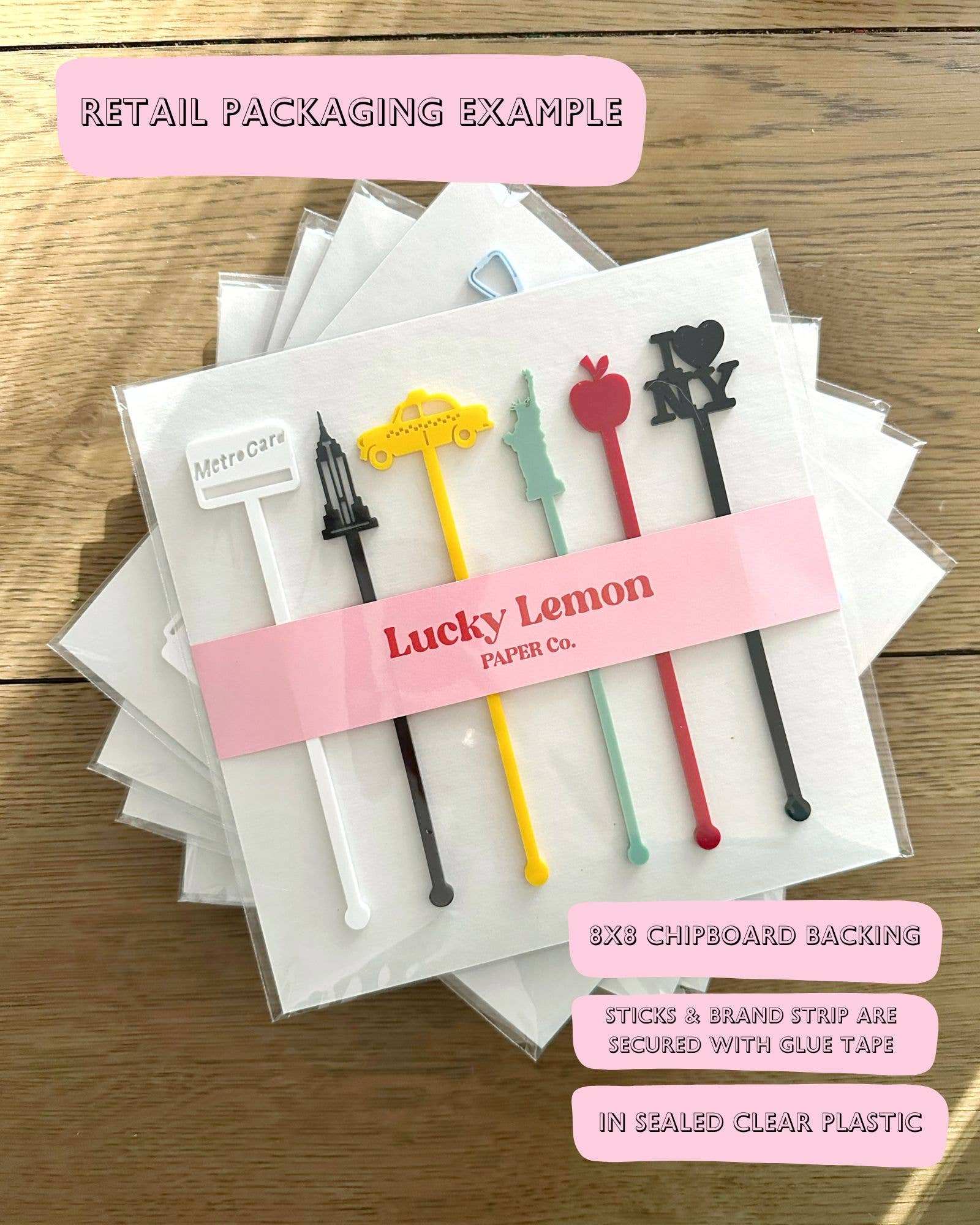 Summer Stir Stick Set