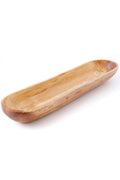 Plain Wild Olive Wood Cracker Tray